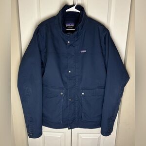 Men’s Vintage Patagonia Maple Grove Canvas Jacket Size 2XL In Navy
